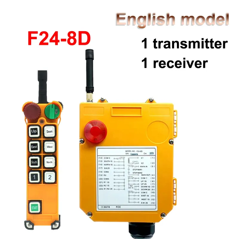 UHF 868 mhz 380 V Cina F24-8D inglese