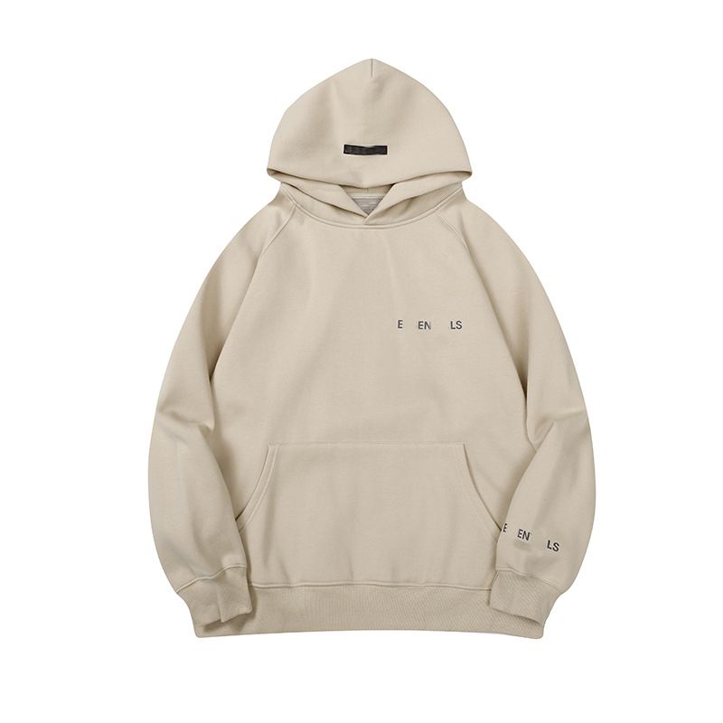 Sudadera beige con capucha 10