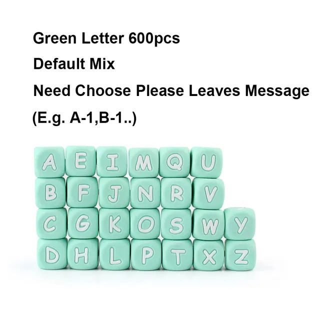 600 sztuk Mix Letter20.