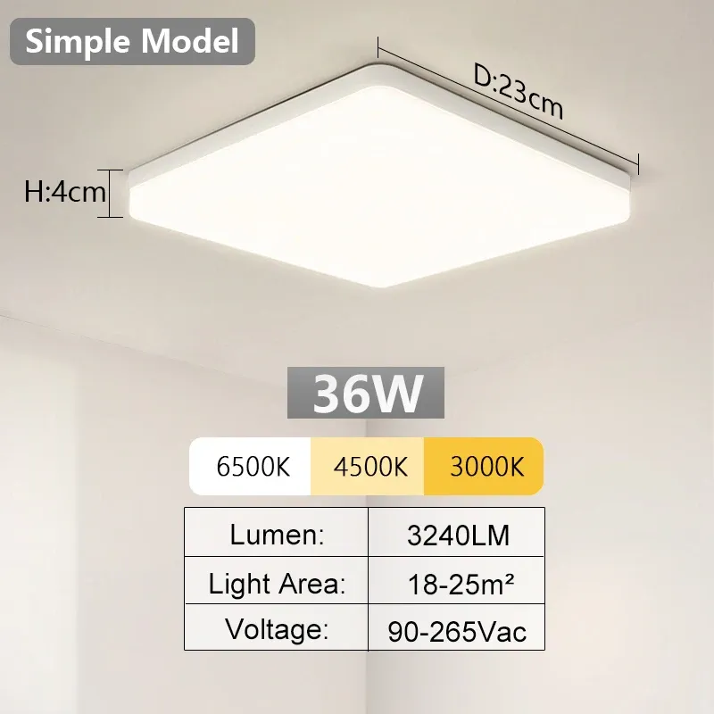 Koud Wit China Eenvoudig model-36W