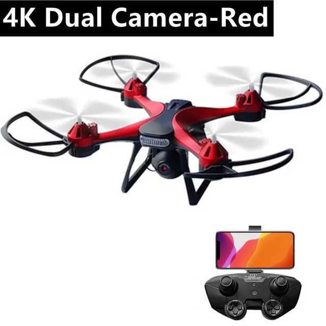 4k dual câmera vermelho