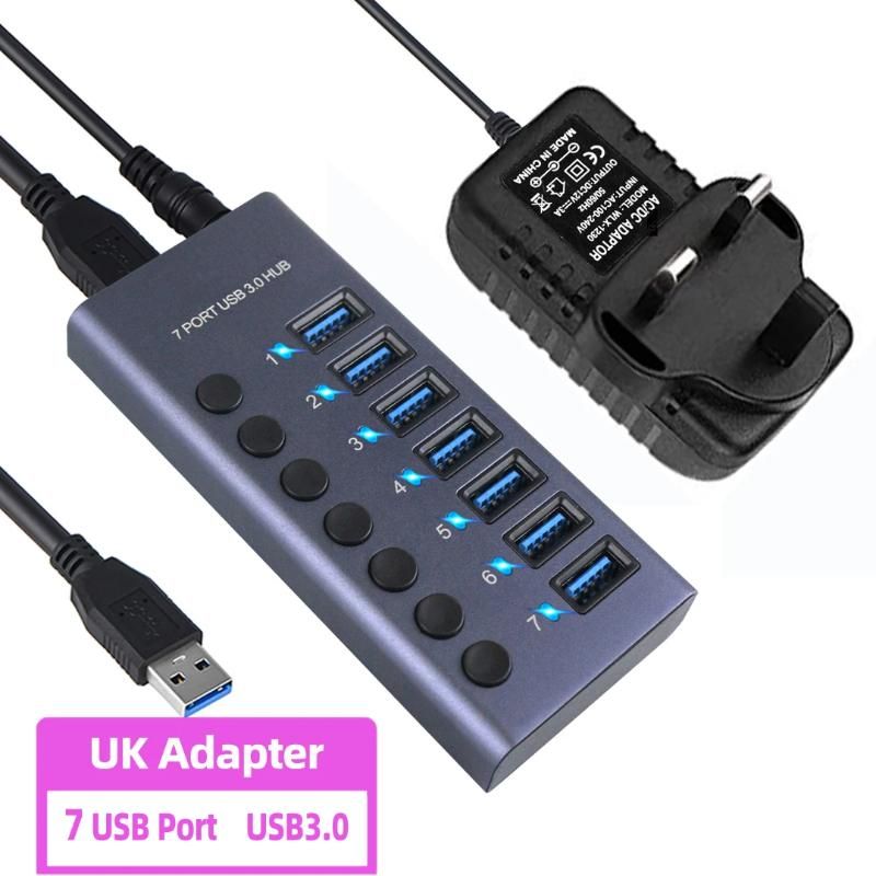 7Ports UK Power Plug