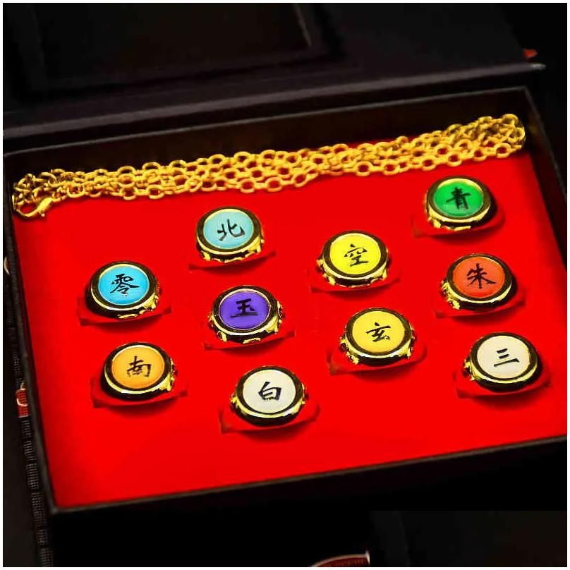 Fire Shadow Ring 10 Sets Of Gold Box C