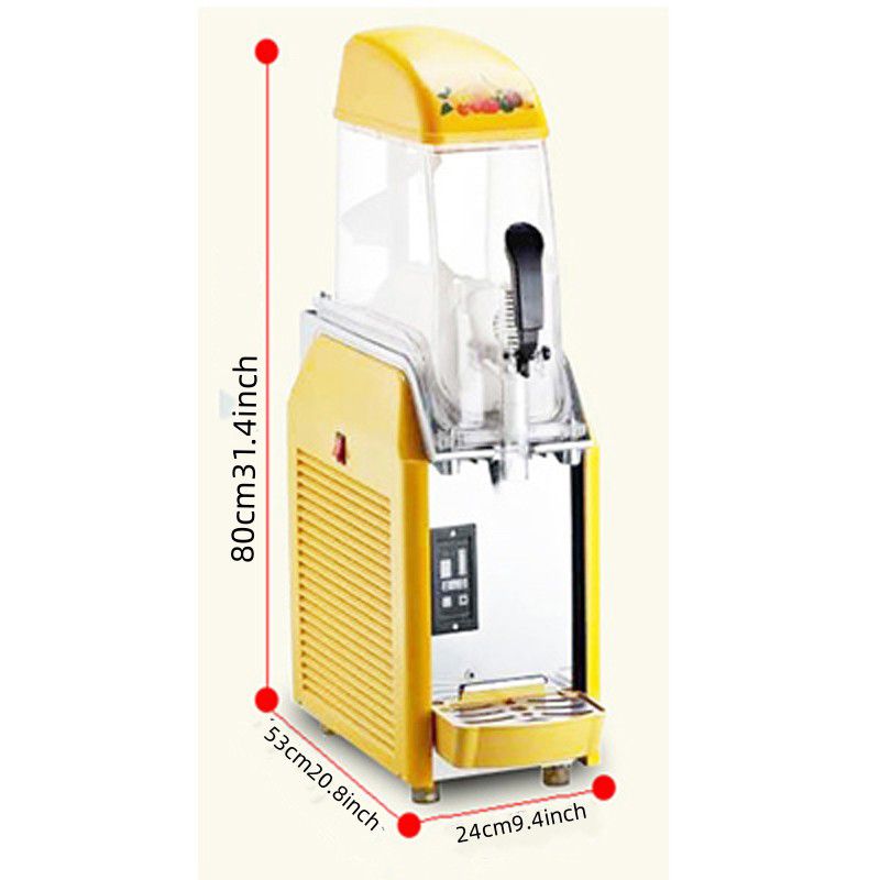 Description Picture 3 of itemcommercial double nozzles slush machine slush freezer slush maker snow mud machine hot sale