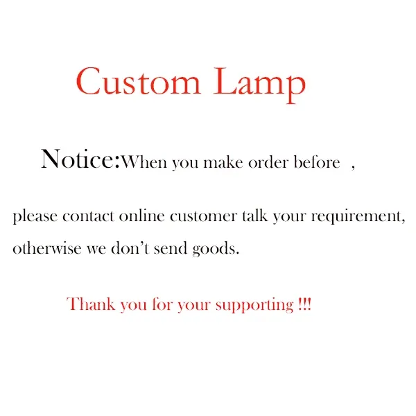 Custom Lamp According customer Warm