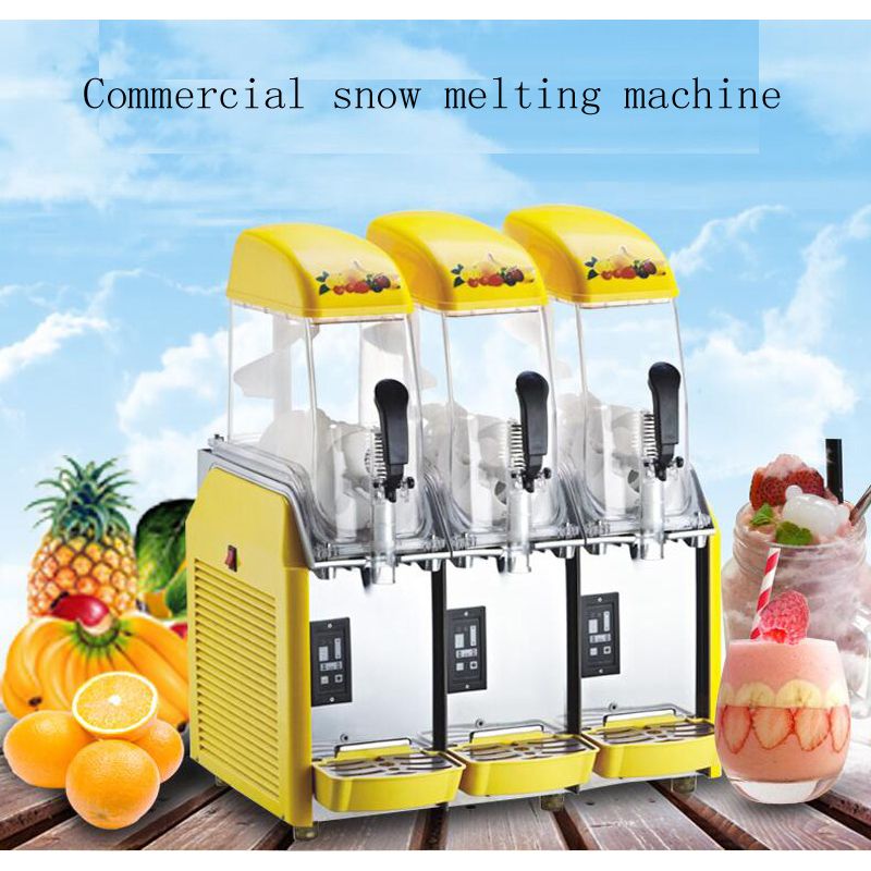 Description Picture 5 of itemcommercial double nozzles slush machine slush freezer slush maker snow mud machine hot sale