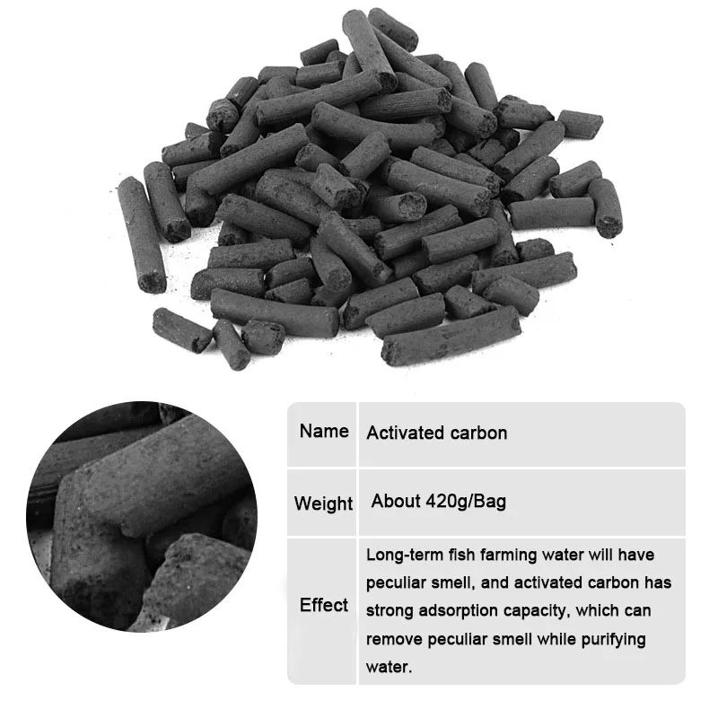 Color:Activated carbon
