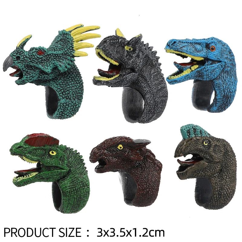 6pcs dinossauros