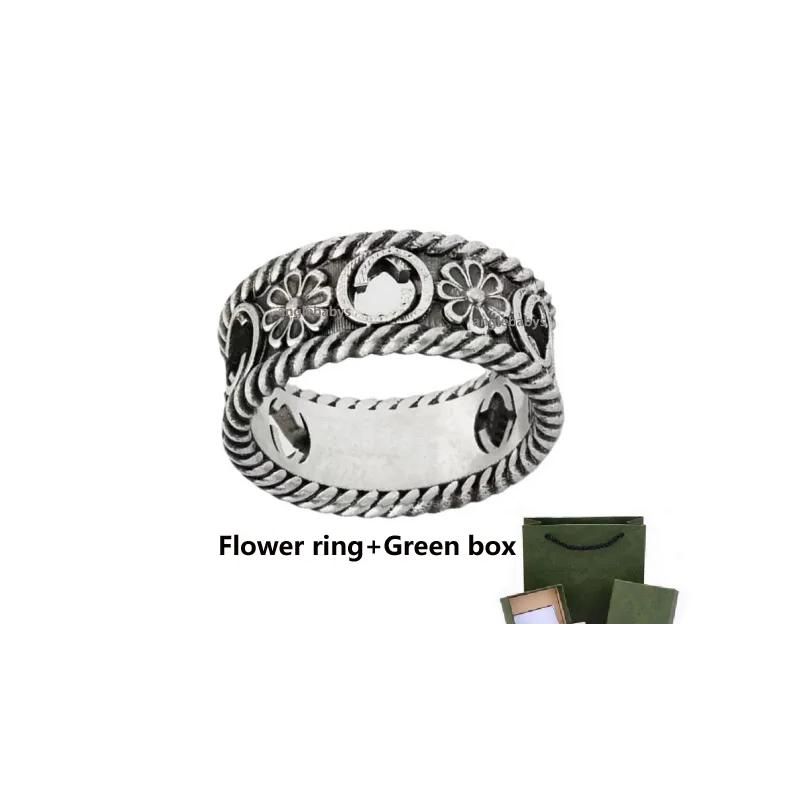 Bague Fleur + Boîte Verte