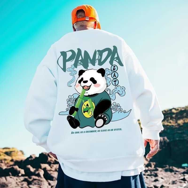 Y9016 gnagande bambu panda vit