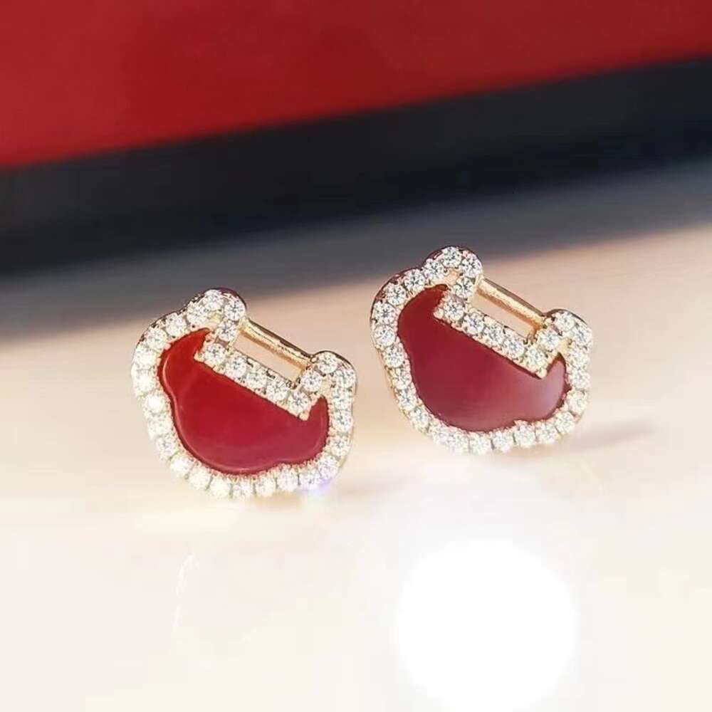 Red Chalcedony-Rose Gold