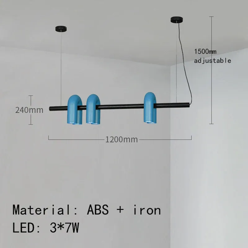 Luzes brancas quentes A-Blue-6