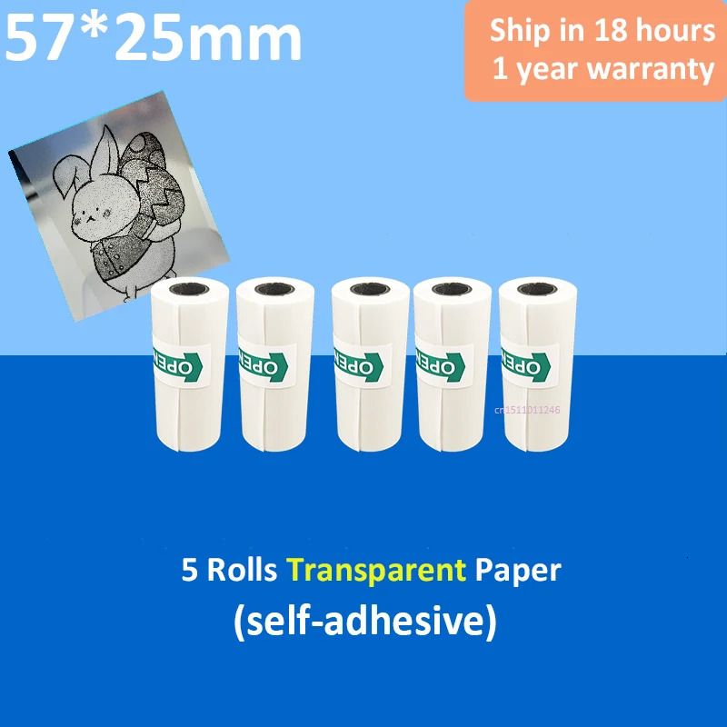 5 Transparent Paper