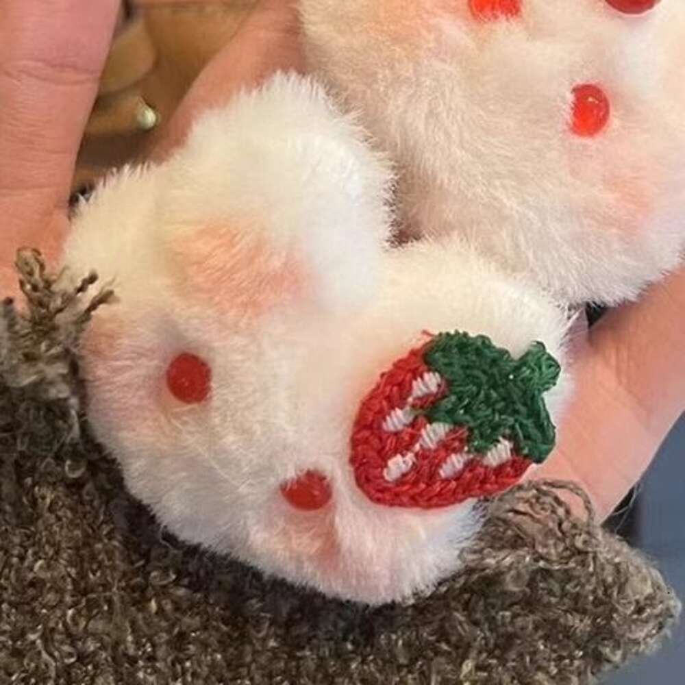 A cute powder blusher bunny strawberry