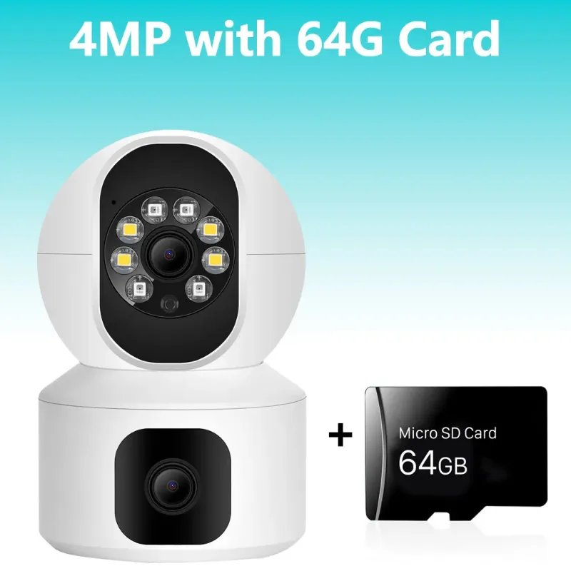 China EU Plug 4MP med 64G -kort