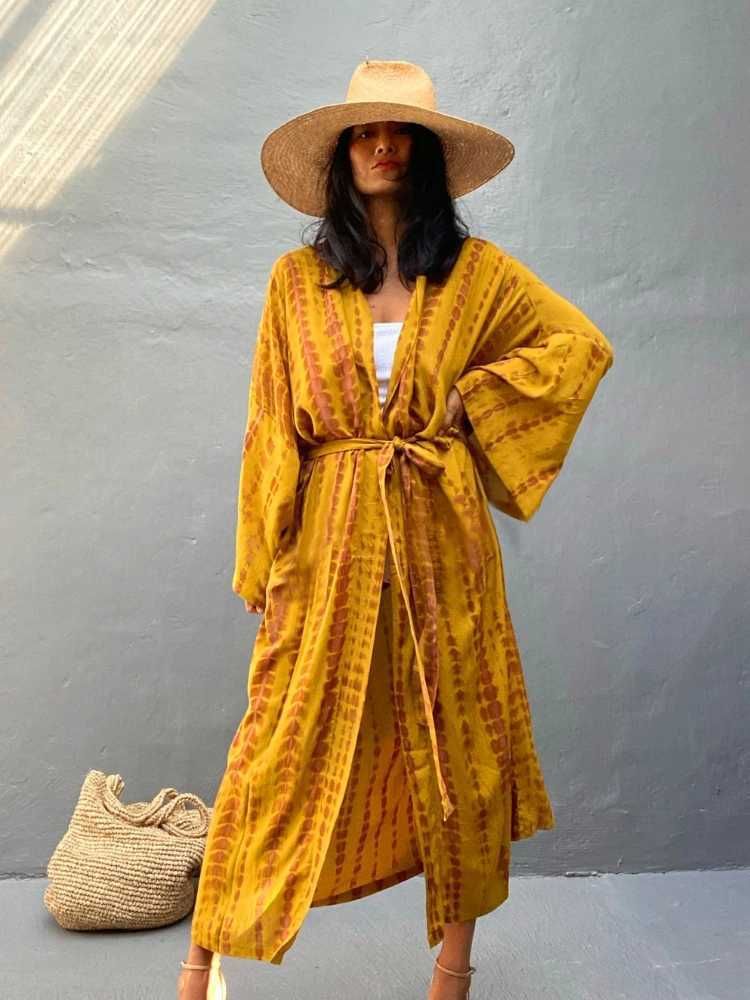 Dark Yellow Kimono