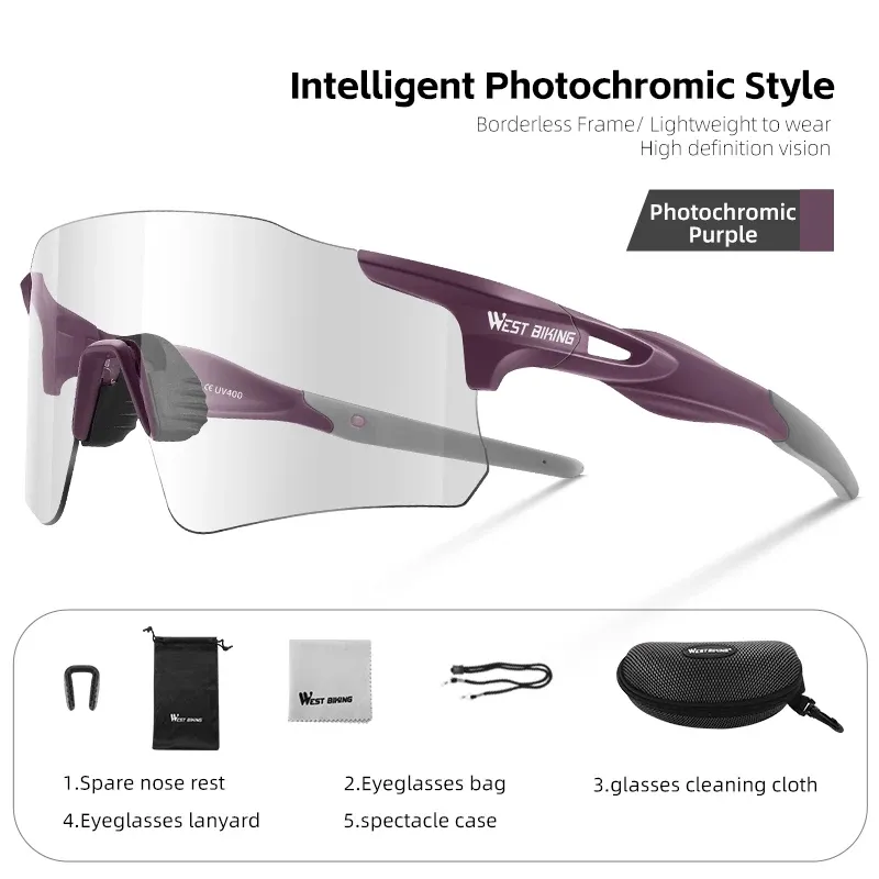 China One Size Purple Photochromic