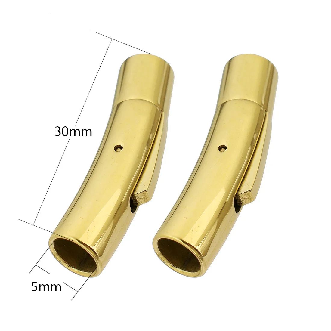 Color:smooth gold5mm