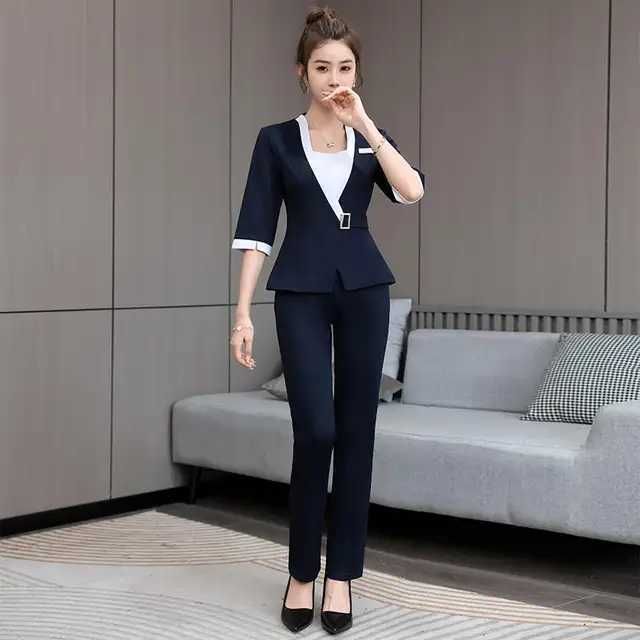 Blue Pants Suit-XL