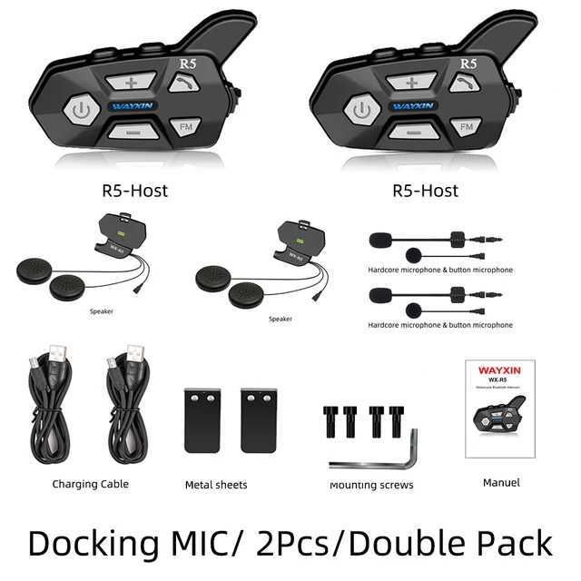 Microfone de encaixe 2pcs