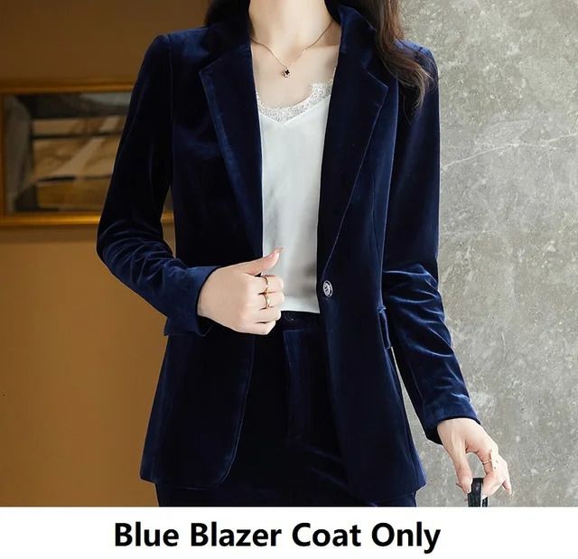 Niebieski płaszcz Blazer