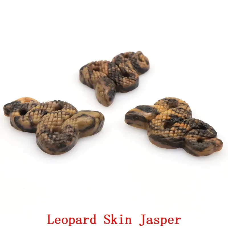1 peça jaspe de pele de leopardo