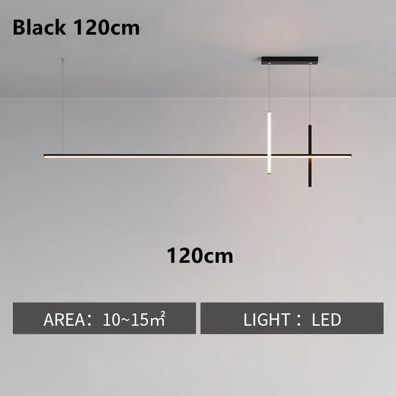 温かい白い3000kブラック120cm