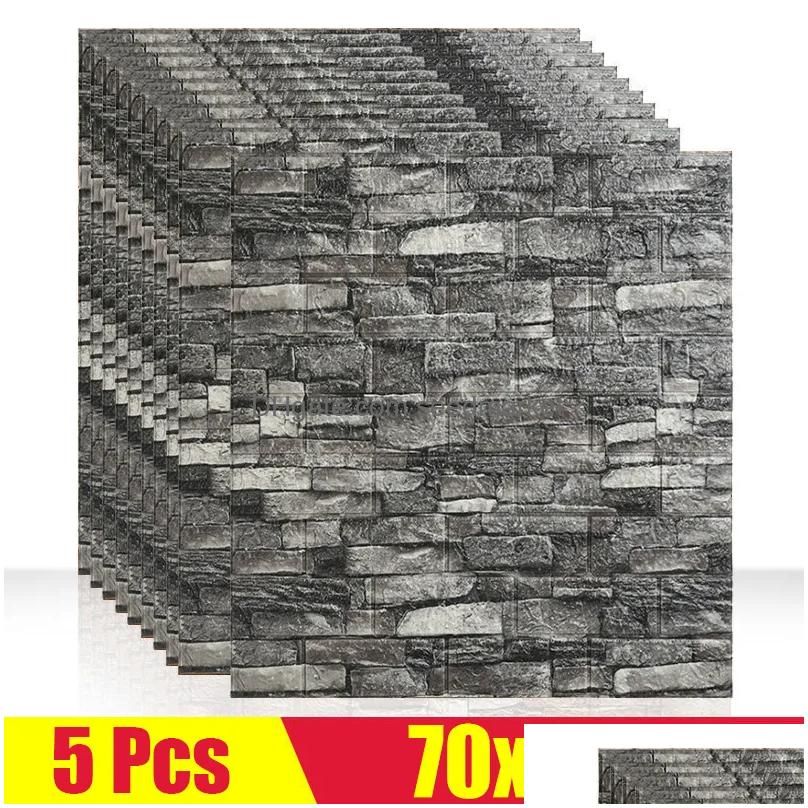 Pedra Cinzenta Preta 5Pcs (70X77Cm)