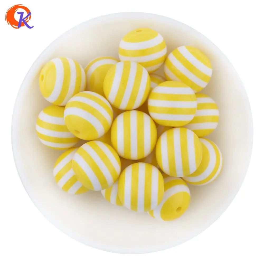 Couleur:Jaune20MM 100PCS