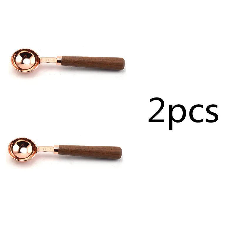 2pcs rose gold