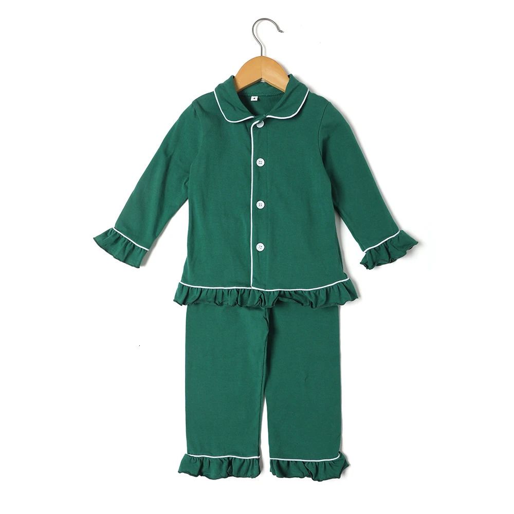 Girls Green Cotton