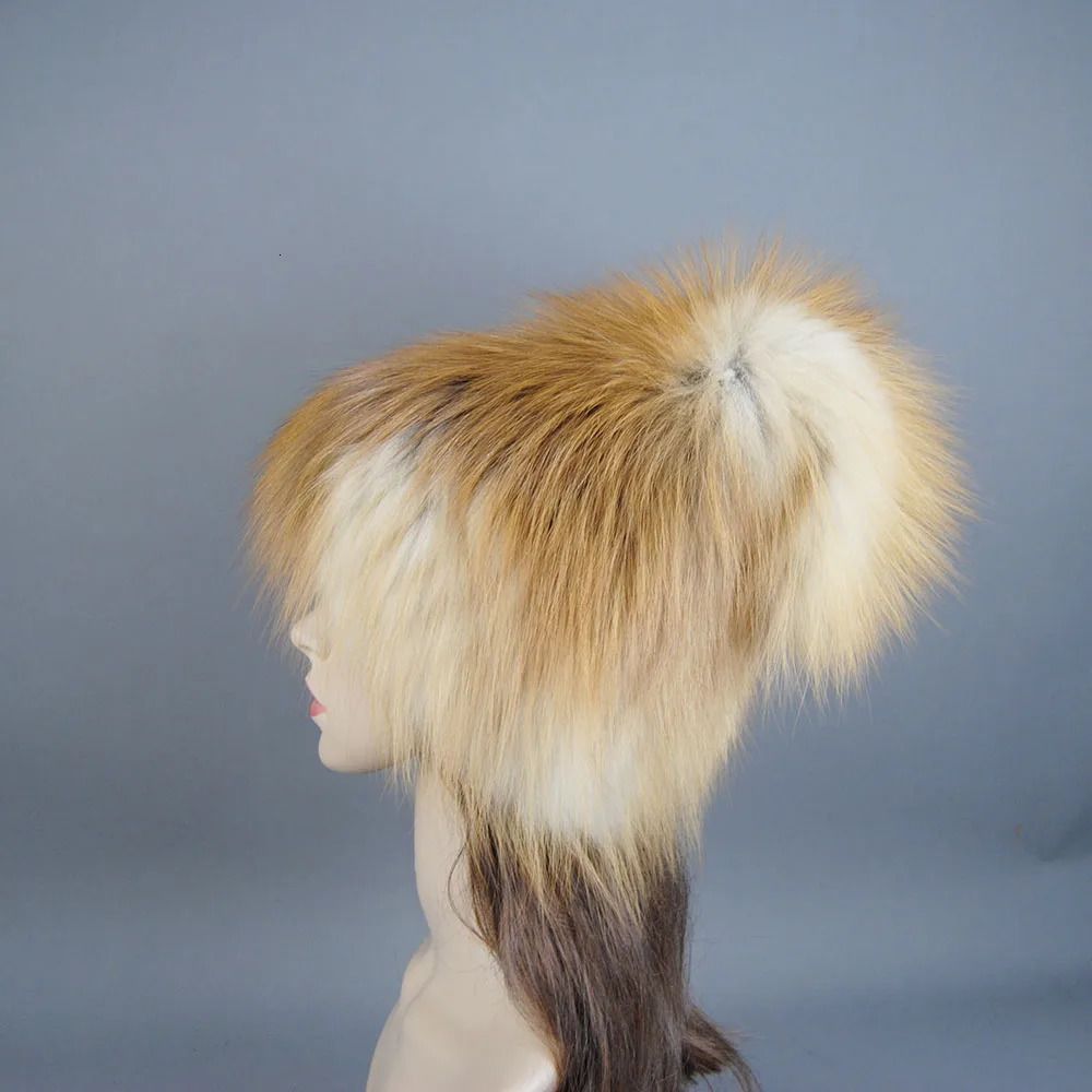 Brown Fox Fur Hat