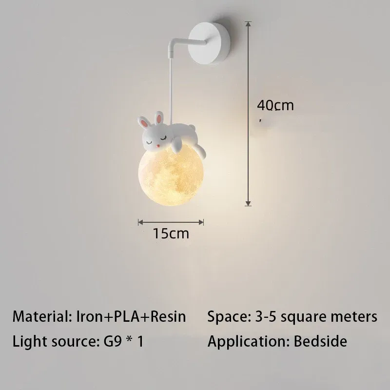 Cold White 6000K Rabbit Wall light