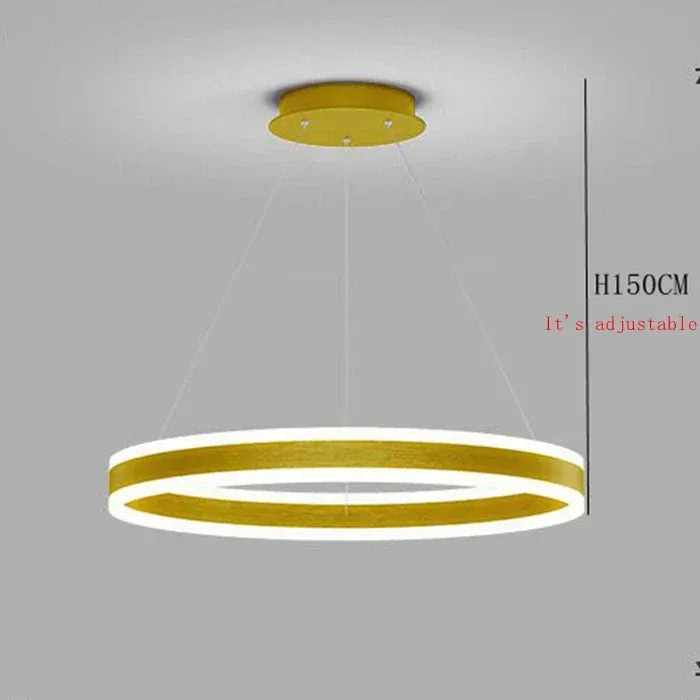 Warmweiß 3000 K, Durchmesser 30 cm, Goldrahmen