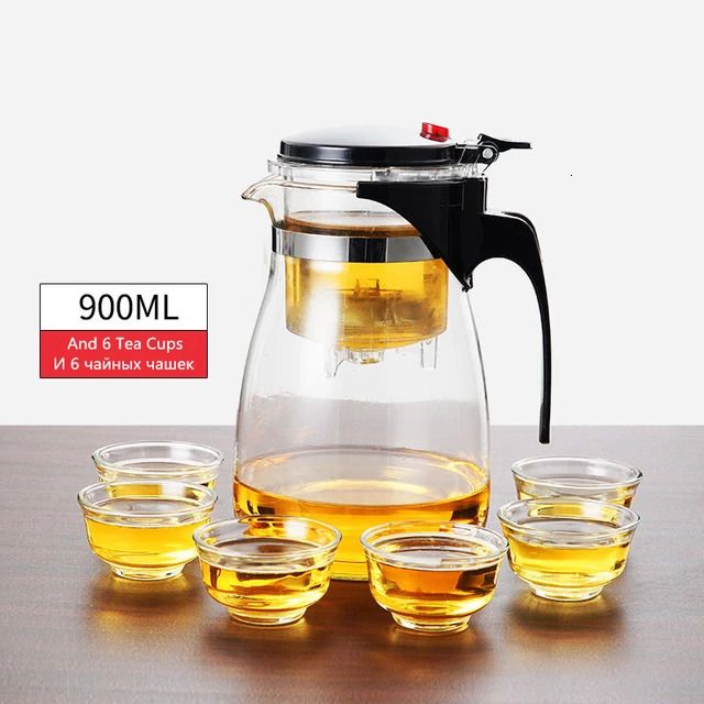 900ml And 6 Tea Cups