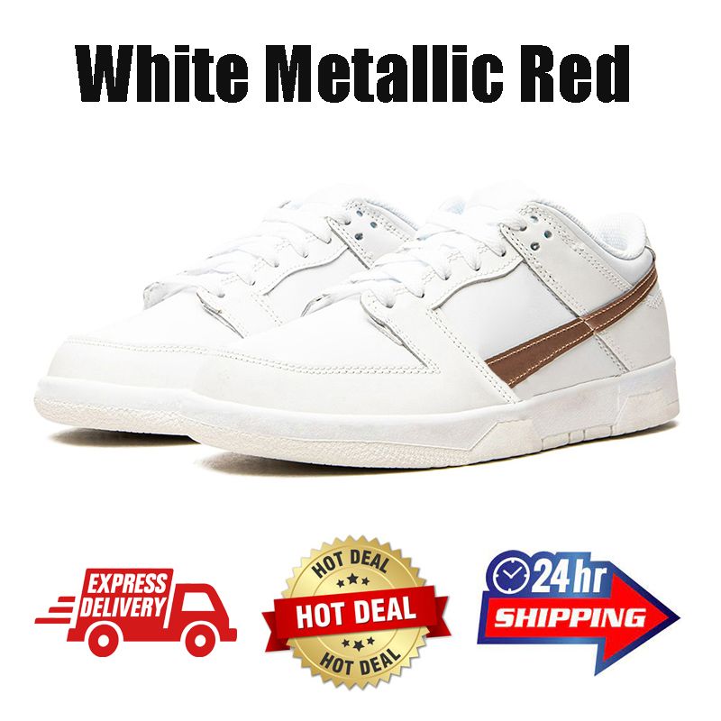 #35 Blanc Rouge Métallisé