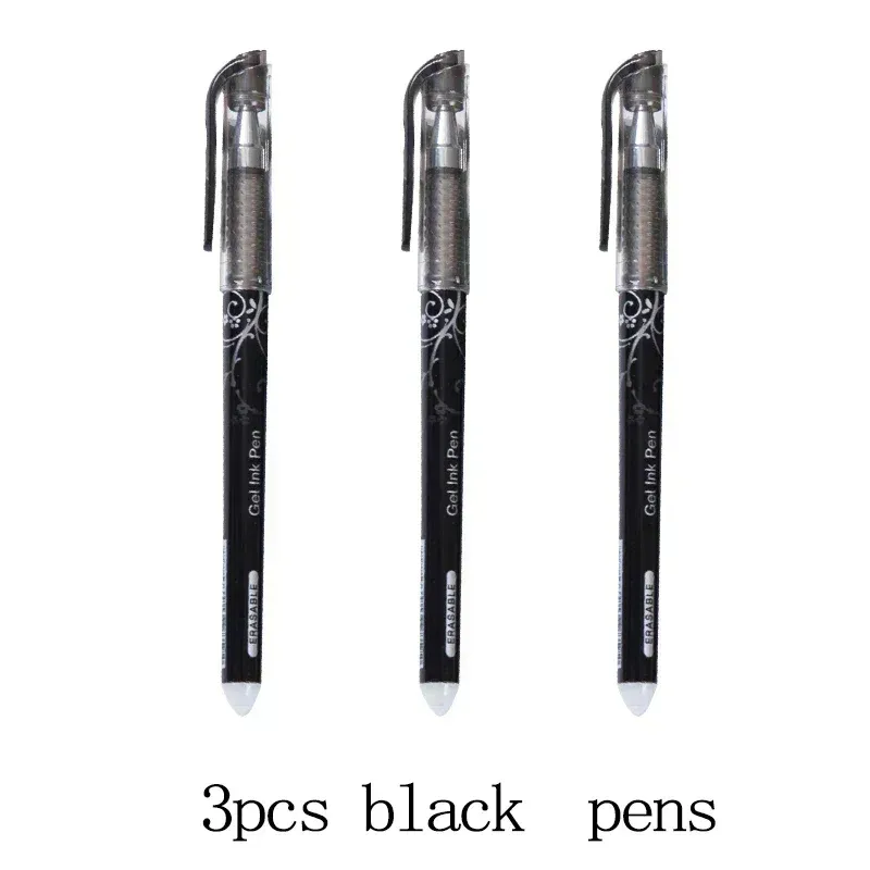 3pcs black pens