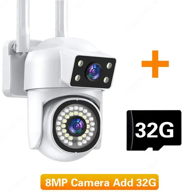 Plugue UE 8MP Adicionar cartão 32G