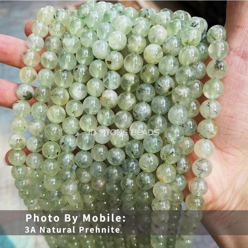 5-6 mm około 61pcs 3A Prehnite