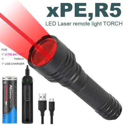 Black ZOOM China 21700 RED LED SET