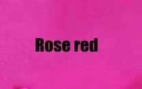 rose rouge