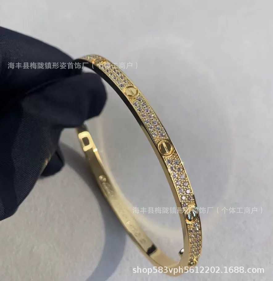 Gold Double Row Diamond Larred Edition