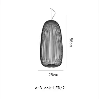 Lumière chaude A-noir-Dia25cm