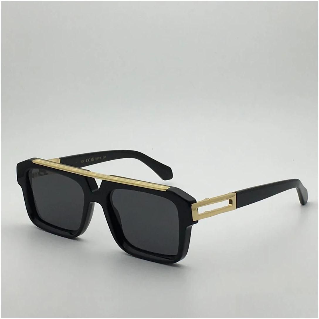 Black Gold Frame Grey Lens