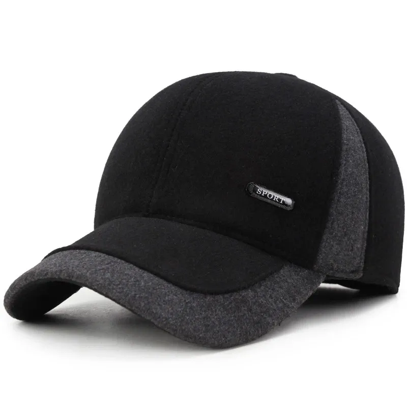 Casquette de baseball noire