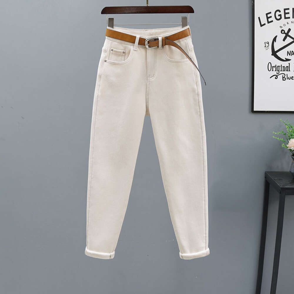 Gebroken witte broek enkele stijl