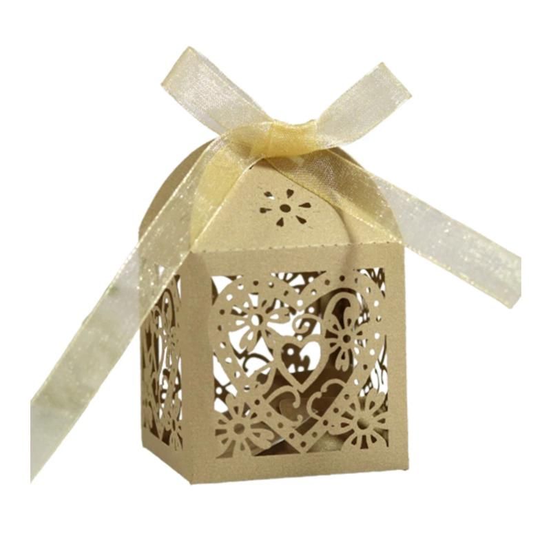 5x5x8cm Kina beige guld