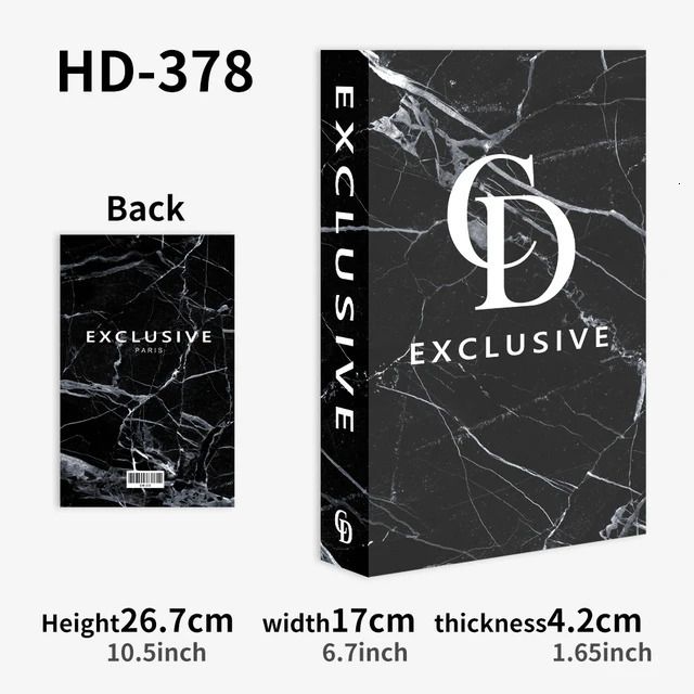 Hd-378-Book Box ( Openable)