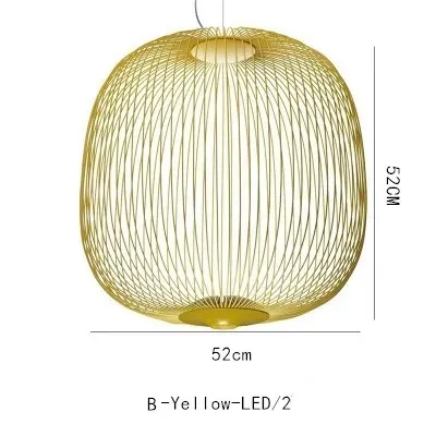 Luz quente B-amarela-Dia52cm