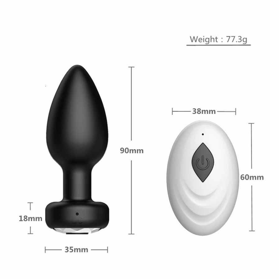 Plug anal en silicone